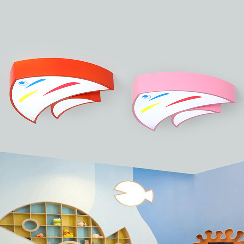 Tropical Fish LED Flush Mount Lighting for Kids' Kindergarten: A Bright and Fun Addition!
