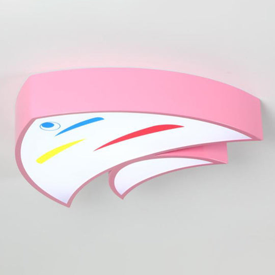 Tropical Fish LED Flush Mount Lighting for Kids' Kindergarten: A Bright and Fun Addition!