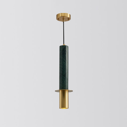 Minimalistic Marble Pendant Ceiling Light for Shaded Dining Room with 1 Head