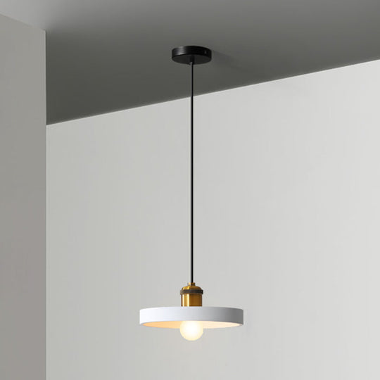 Minimalist Geometric Pendant Light - Single Resin-Cement Dining Room Suspension Fixture
