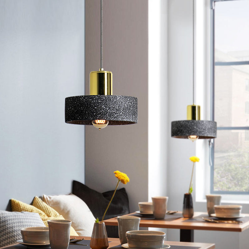 Nordic Style Geometric Ceiling Light for Restaurants - 1-Light Hanging Lamp