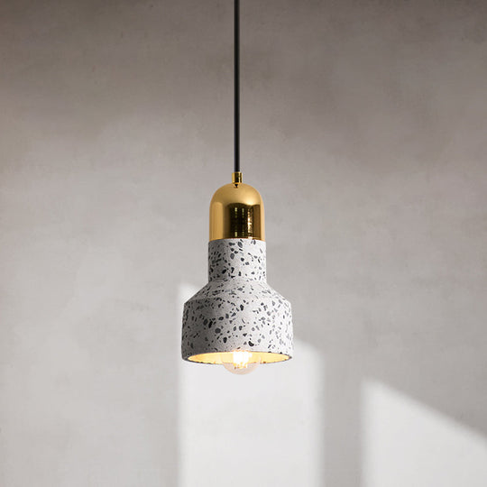 Nordic Style Geometric Ceiling Light for Restaurants - 1-Light Hanging Lamp