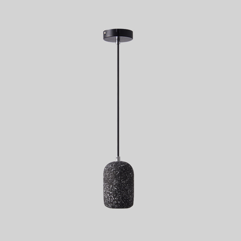 Nordic Cement Pendant Light - Single-Bulb Suspended Dining Room Fixture
