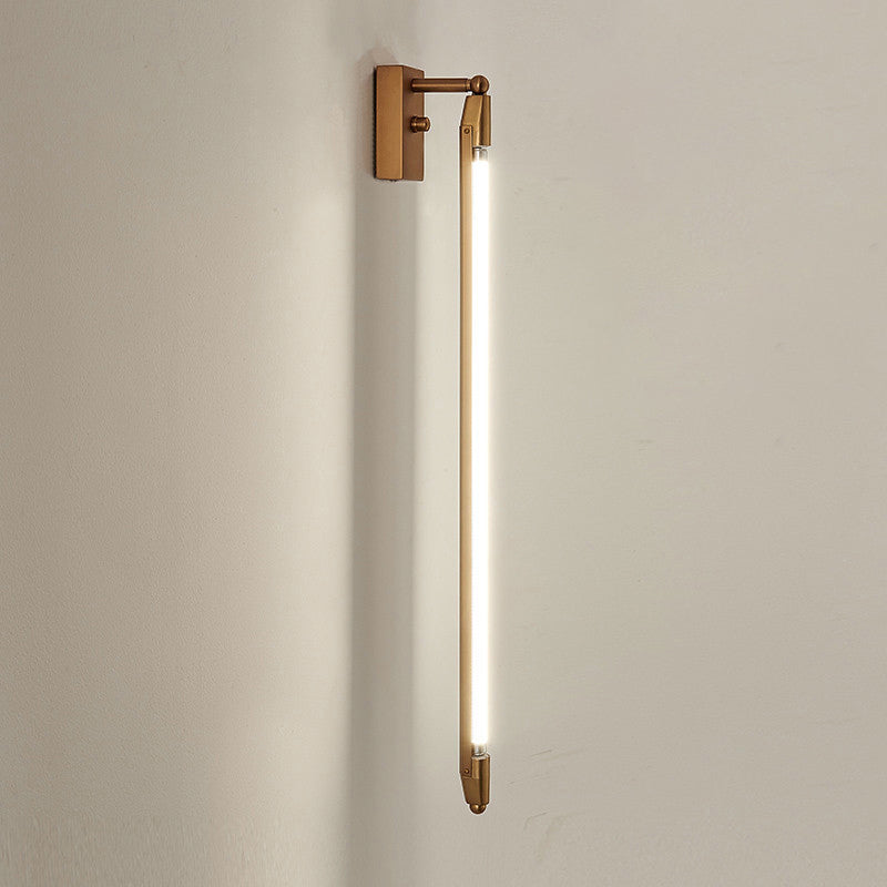 Rotatable LED Wall Light for Corridors - Minimalist Metallic Design