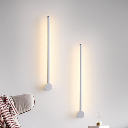 Modern LED Wall Mount Light - Stick Shape, Acrylic Design for Living Room