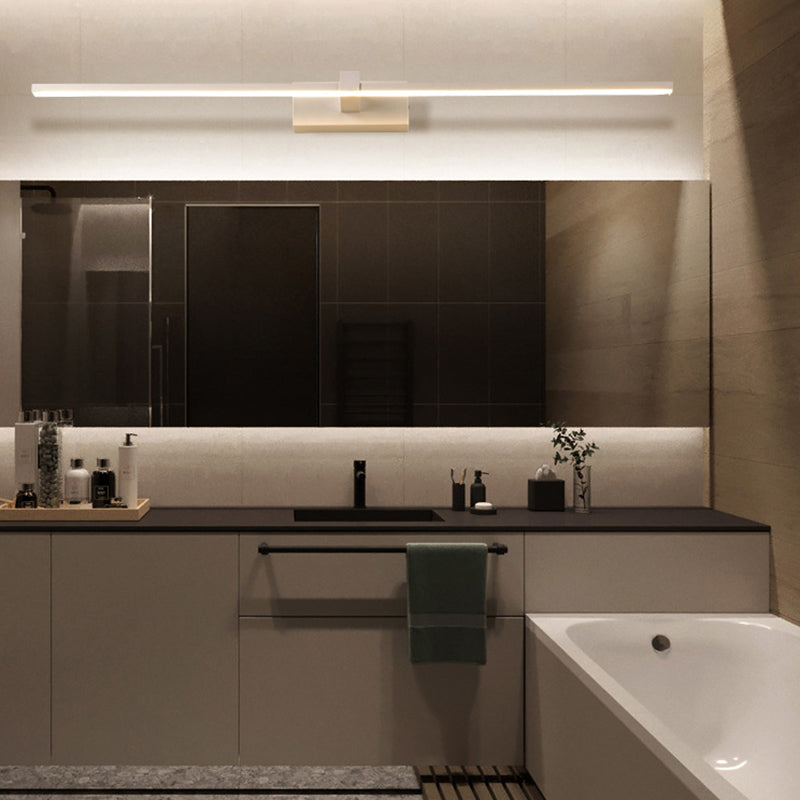 Modern Linear LED Wall Sconce for Minimalist Bathroom Vanity Lighting