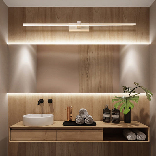 Modern Linear LED Wall Sconce for Minimalist Bathroom Vanity Lighting