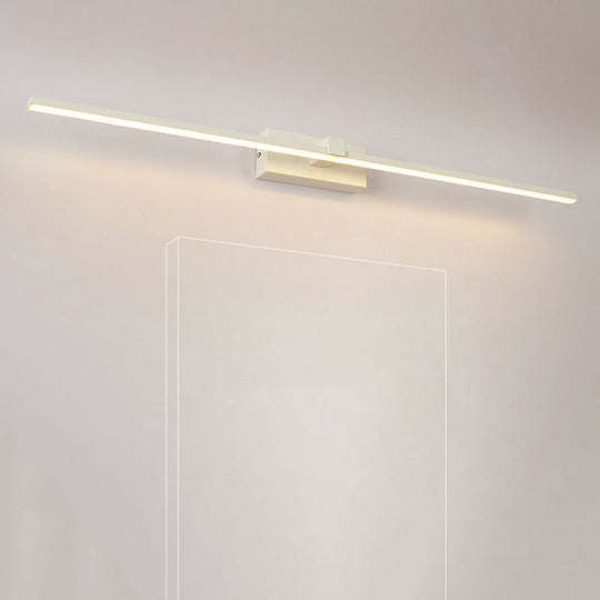 Modern Linear LED Wall Sconce for Minimalist Bathroom Vanity Lighting