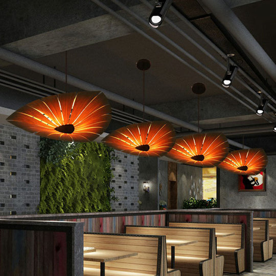 Large Leaf shape Suspension Light for Restaurant Chandelier Lighting