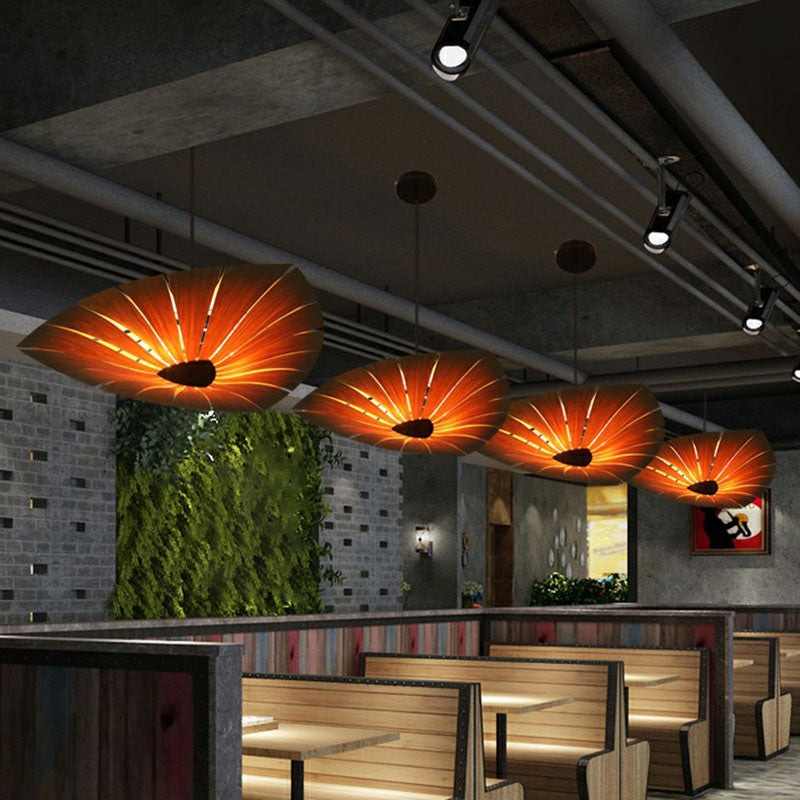 Large Leaf shape Suspension Light for Restaurant Chandelier Lighting