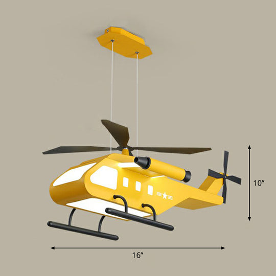 Kindergarten Cartoon Chandelier: Acrylic LED Suspension Light Fixture