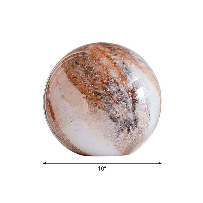 Stained Glass Nordic Planet Table Lamp: Fun Children's Night Light