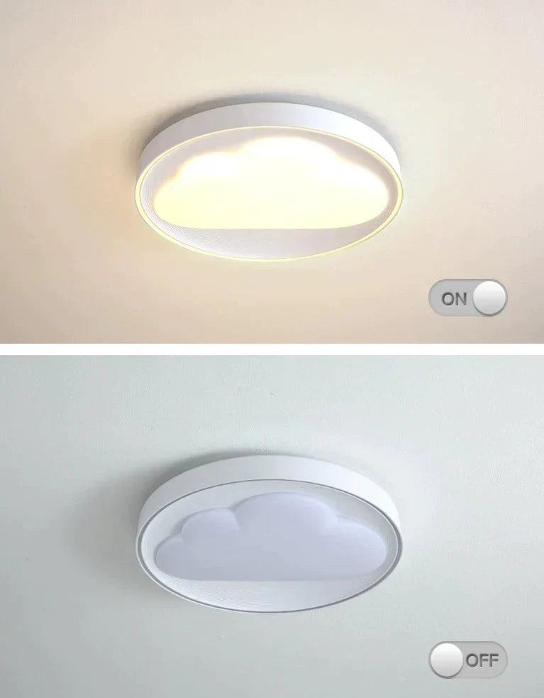 Nordic Cloud Iron Simple LED Ceiling Lamp