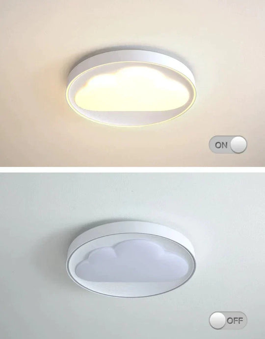 Nordic Cloud Iron Simple LED Ceiling Lamp