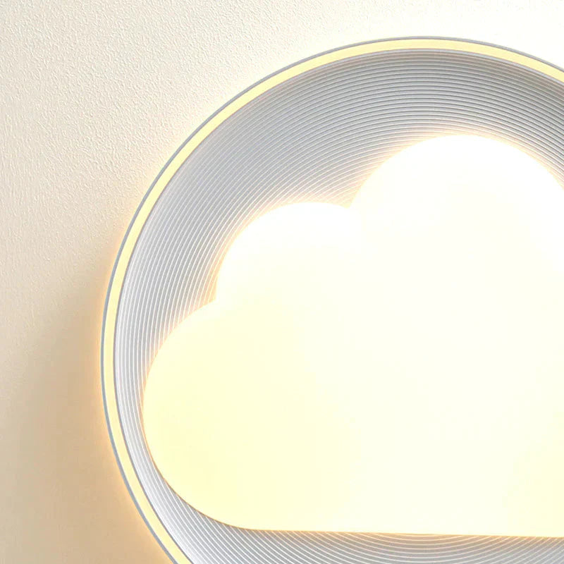 Nordic Cloud Iron Simple LED Ceiling Lamp