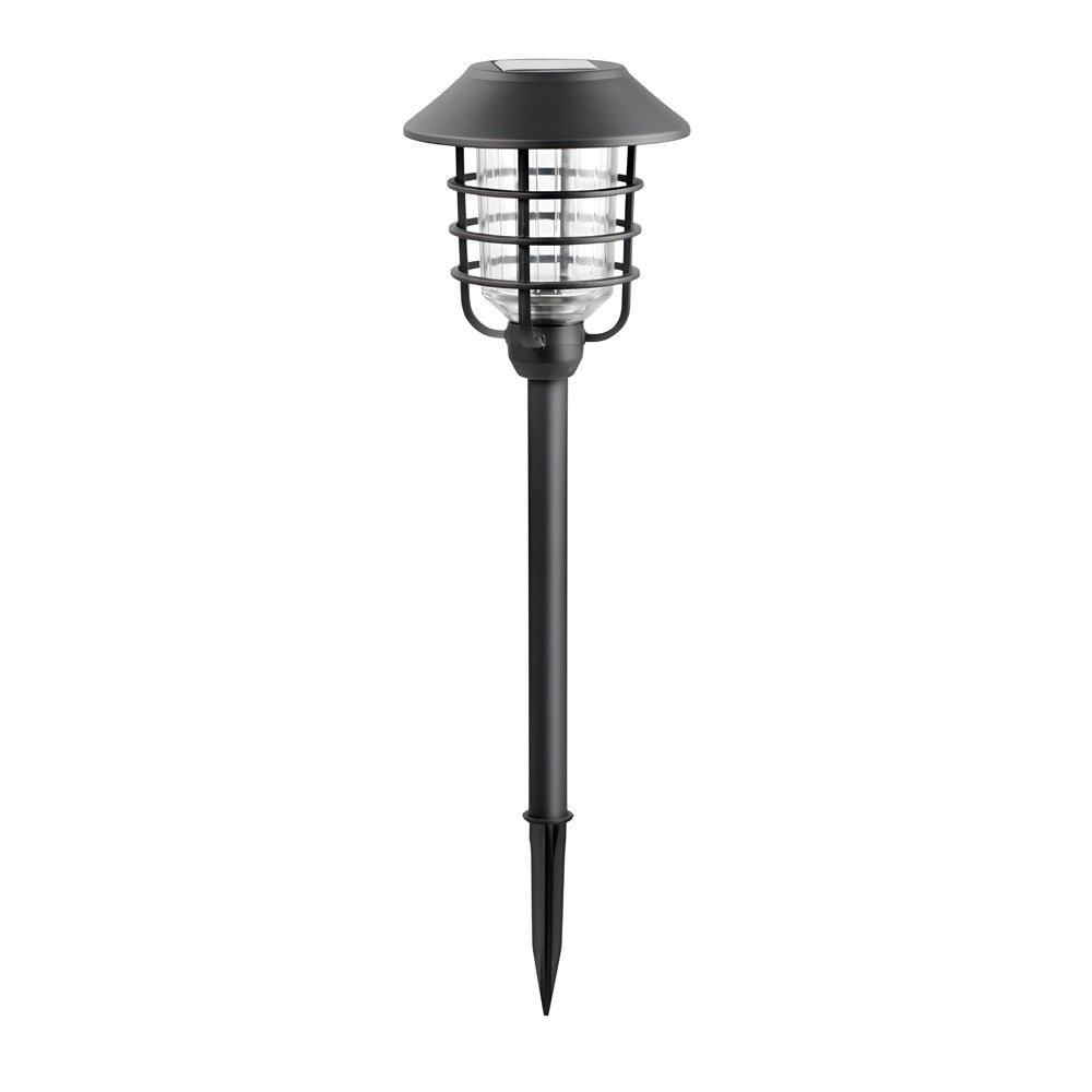 22.8-Inch Solar LED Pathway Light with Hat Top