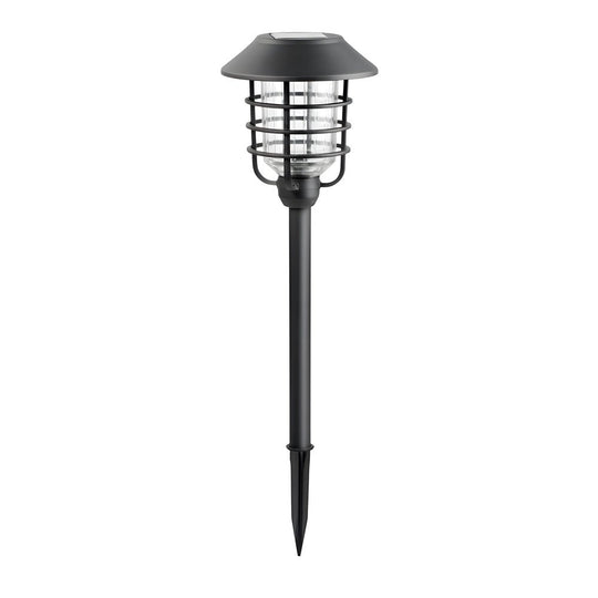 22.8-Inch Solar LED Pathway Light with Hat Top