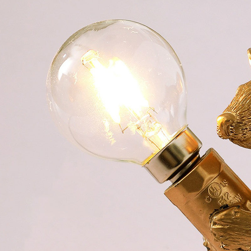 Kids Night Stand Lamp - Mini Mouse Shaped Table Light (Resin) with 1 Head - Novelty Bedroom Lighting