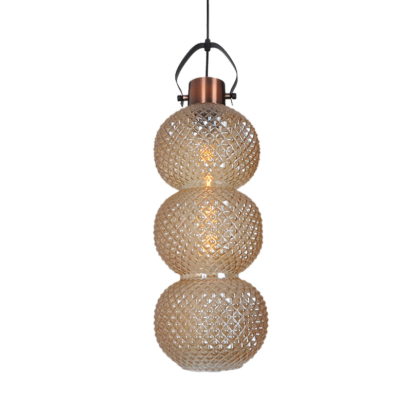 Modern Bubble Hanging Light: White/Chrome/Amber Glass, 1 Head Ceiling Suspension Lamp for Hallway