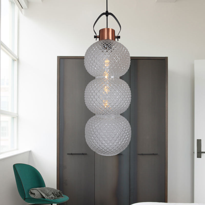 Modern Bubble Hanging Light: White/Chrome/Amber Glass, 1 Head Ceiling Suspension Lamp for Hallway
