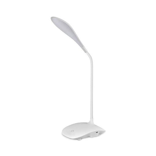 Simple Style LED Desk Lamp - Touch Sensitive, 3 Gear, Plastic - Ideal for Study or Bedside