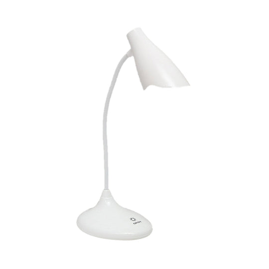 Nordic Bell-shaped LED Desk Lamp: Touch-Sensitive with USB Charging Port, Blue/Green/Pink/White