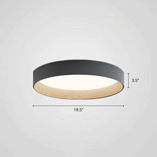 Nordic LED Ceiling Flush Mount Lamp with Acrylic Diffuser for Kitchen