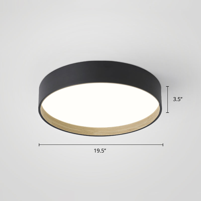Nordic LED Ceiling Flush Mount Lamp with Acrylic Diffuser for Kitchen