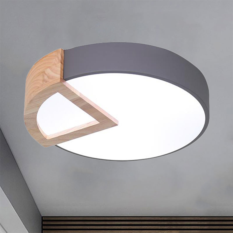 Nordic Macaron Flush Mount Light for Kids' Bedrooms