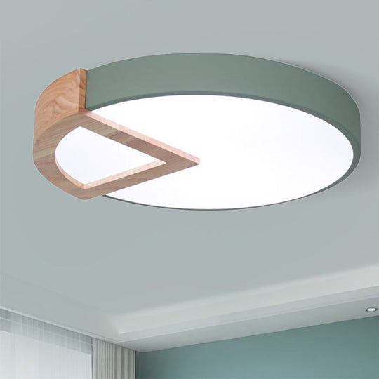 Nordic Macaron Flush Mount Light for Kids' Bedrooms