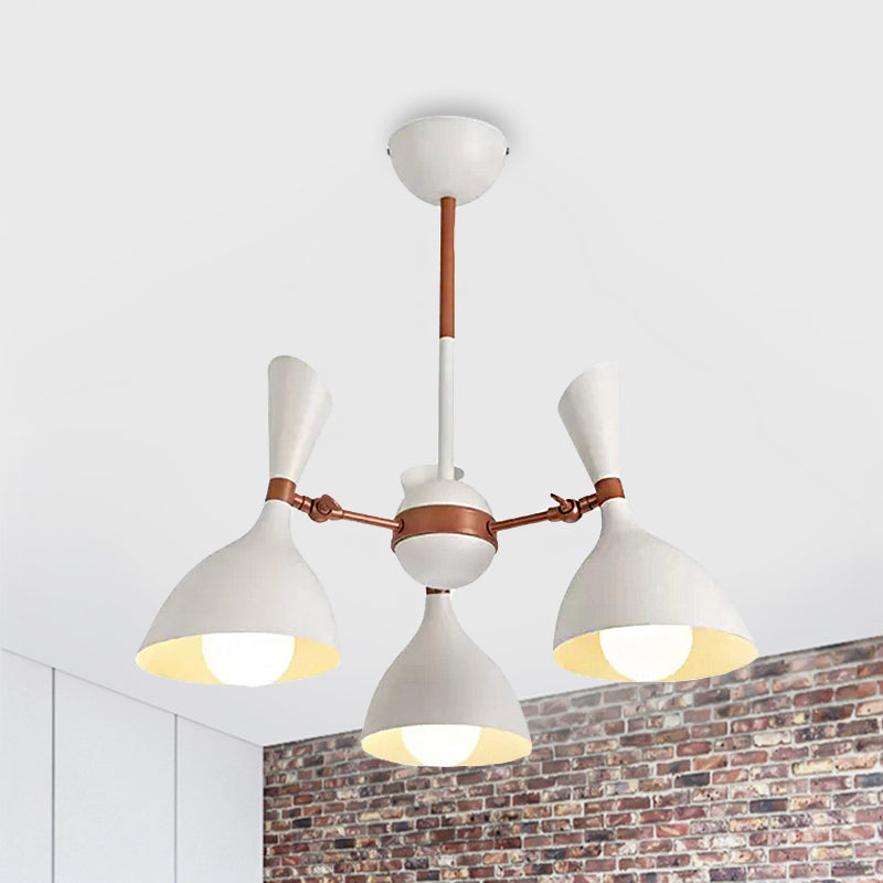 Contemporary Monochrome Kindergarten Pendant Chandelier for Living Room
