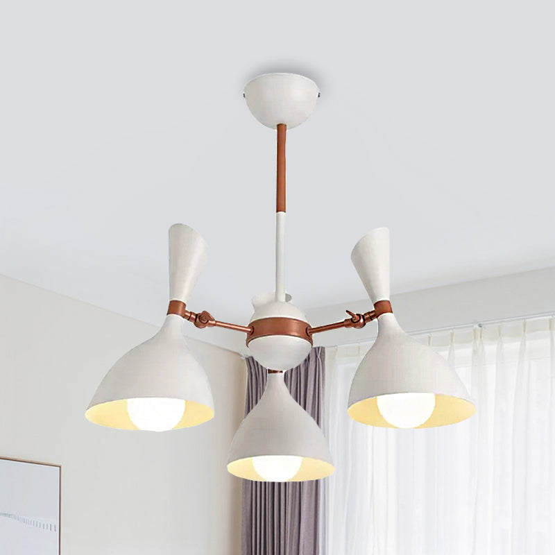 Contemporary Monochrome Kindergarten Pendant Chandelier for Living Room