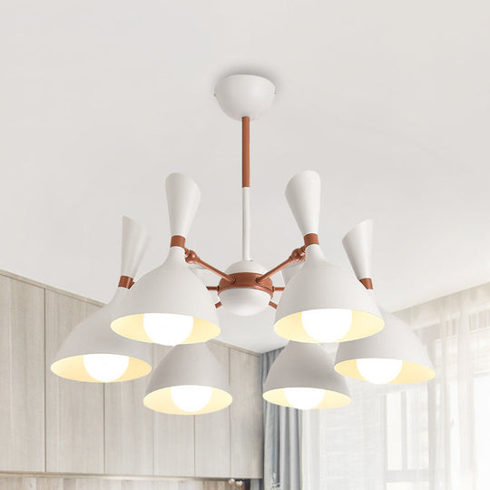Contemporary Monochrome Kindergarten Pendant Chandelier for Living Room