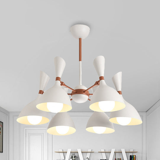 Contemporary Monochrome Kindergarten Pendant Chandelier for Living Room