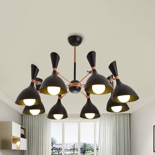 Contemporary Monochrome Kindergarten Pendant Chandelier for Living Room