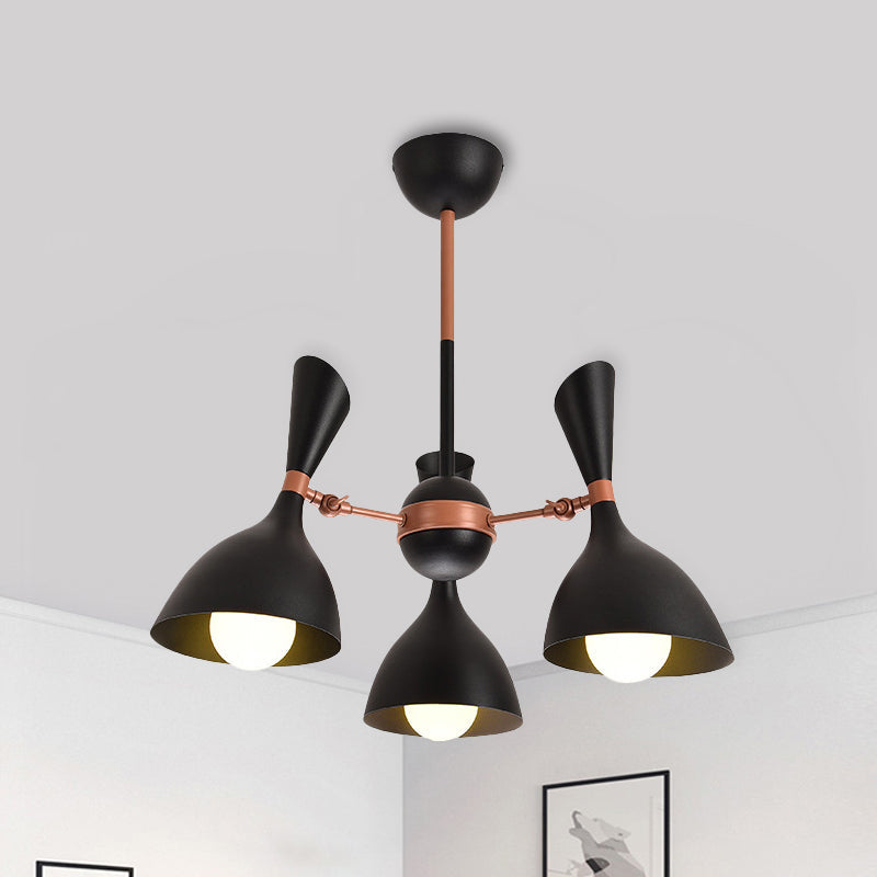 Contemporary Monochrome Kindergarten Pendant Chandelier for Living Room