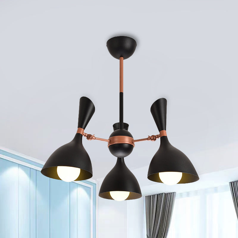 Contemporary Monochrome Kindergarten Pendant Chandelier for Living Room