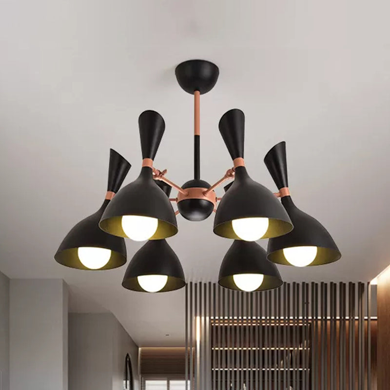 Contemporary Monochrome Kindergarten Pendant Chandelier for Living Room
