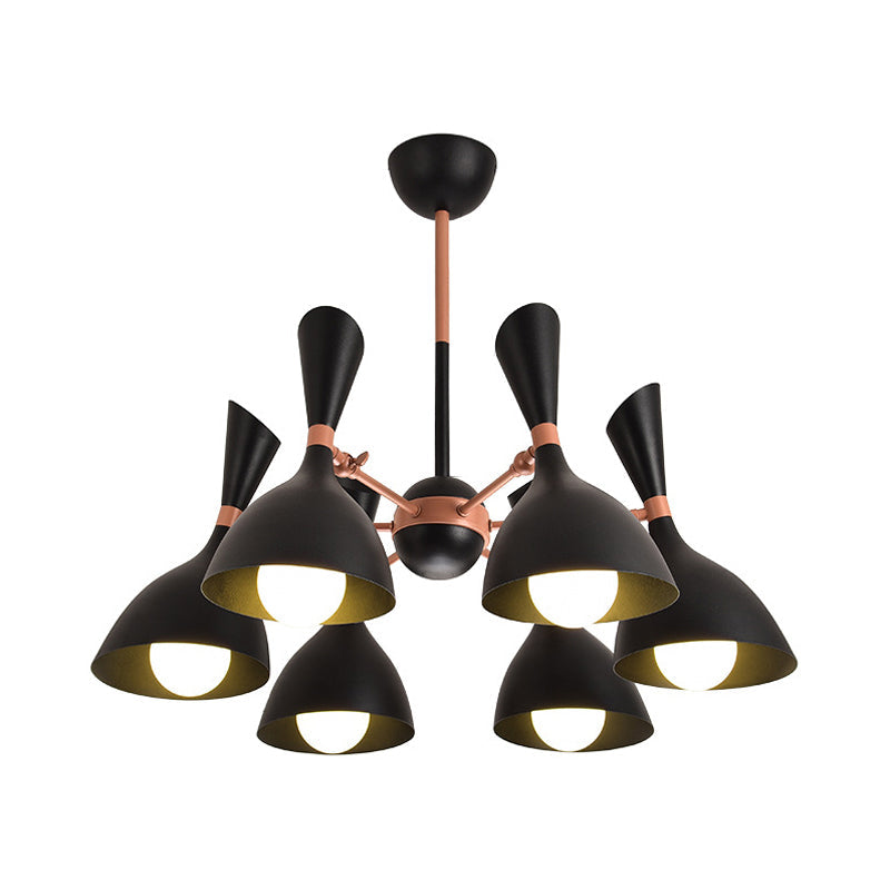 Contemporary Monochrome Kindergarten Pendant Chandelier for Living Room