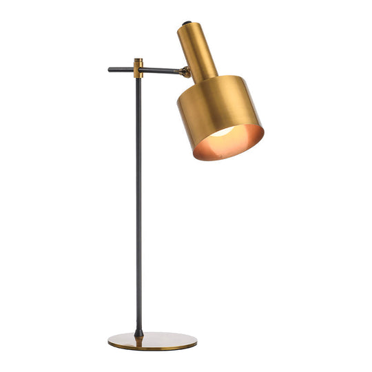 Metal Reading Book Light - Gold-Black Table Lamp