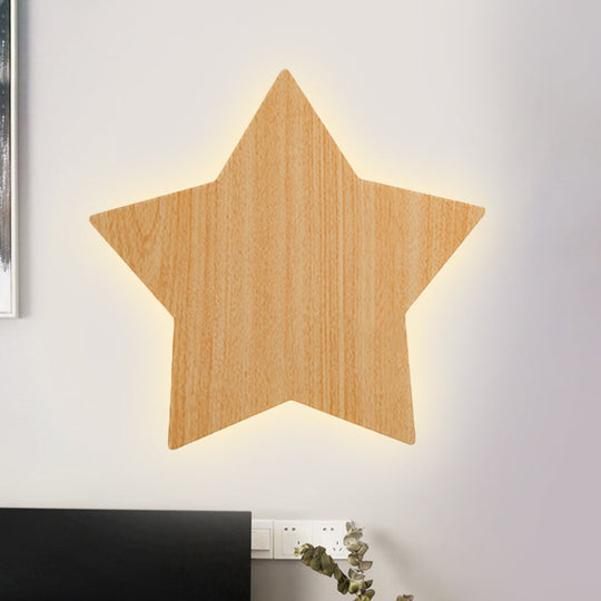Sleek LED Wood Wall Light for Hallway & Kitchen - Slim Contemporary Design