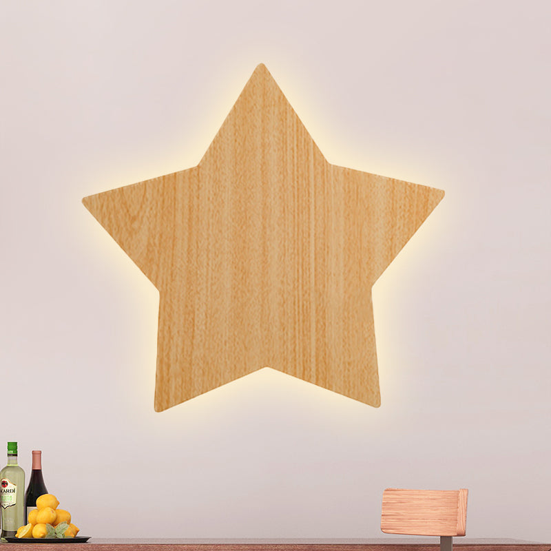 Sleek LED Wood Wall Light for Hallway & Kitchen - Slim Contemporary Design