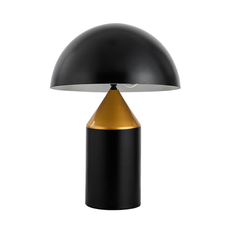 Modern Metal Geometric Nightstand Lamp - 2-Head Table Light for Bedroom