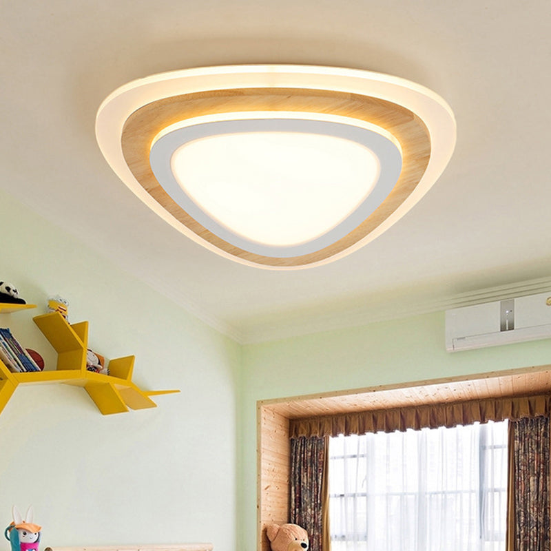 Nautical Acrylic LED Flush Mount Ceiling Light for Kids Room