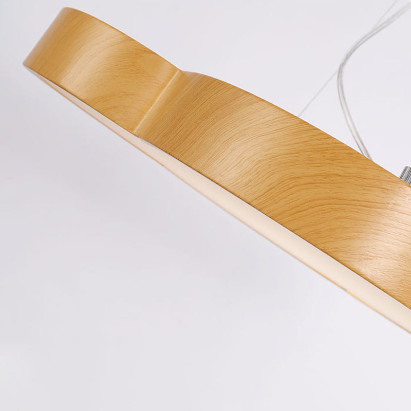 Beige Slim Acrylic Cloud Pendant Light for Kids' Game Room