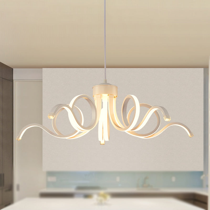 Octopus Chandelier - Simplicity Acrylic LED Pendant Light for Kitchen - Warm/White Lighting