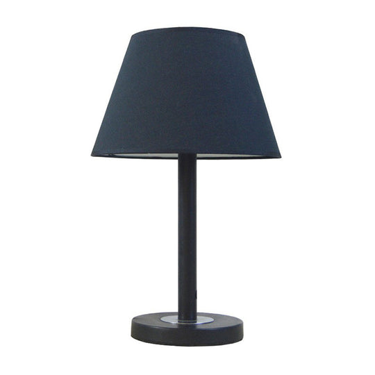 Modern Dark Blue Tapered Night Light Lamp for Bedroom Reading