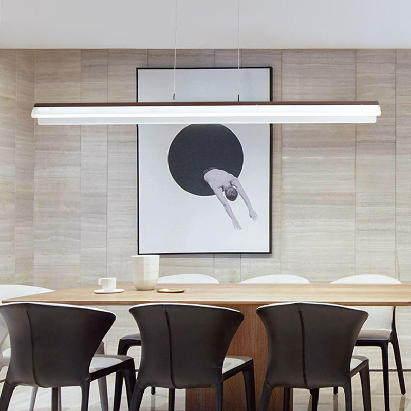 Modern LED Coffee Pendant Light for Dining Room & Kitchen Island