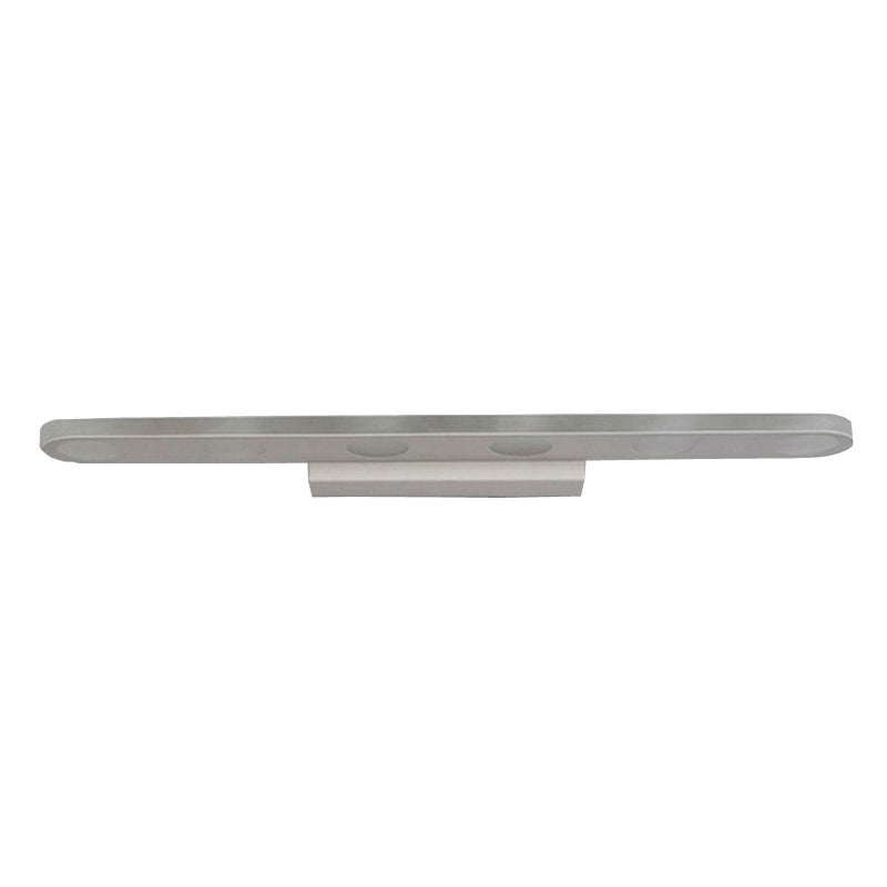 Sleek White LED Metal Bathroom Sconce Light Fixture: Simplicity at its Finest