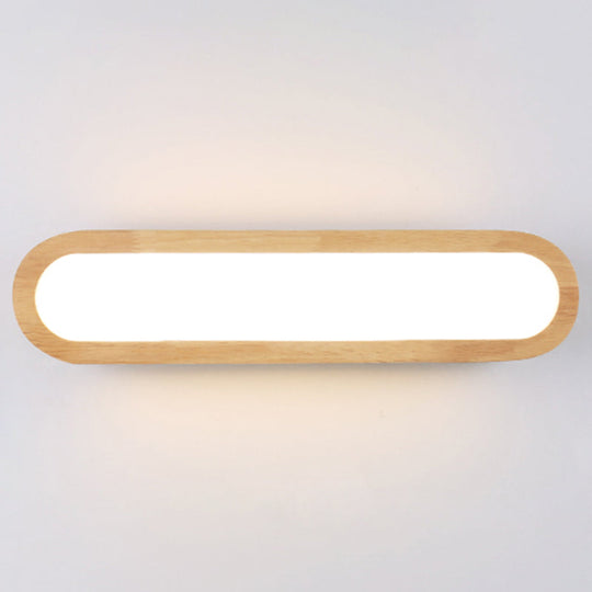 Sleek LED Wall Sconce with Acrylic Diffuser - Ideal for Hallways